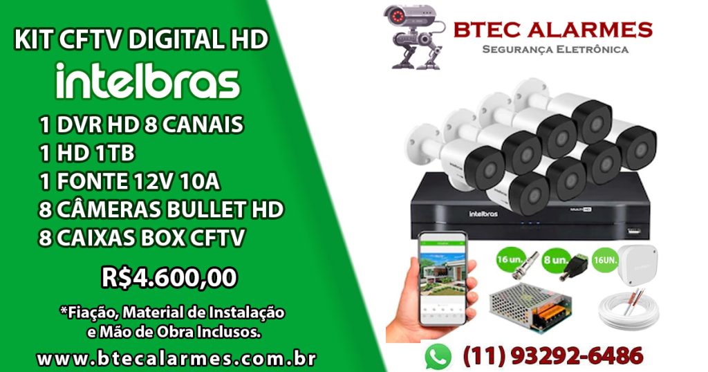 Kit Câmera de Segurança Intelbras com Acesso remoto Via aplicativo, câmeras, DVR, INTELBRAS, JFL, SÃO PAULO, ZONA LESTE, PENHA, CARRÃO, CANGAIBA, Tatuapé Penha Vila Matilde Carrão Cangaiba Ermelino Matarazzo São Miguel Aricanduva Belém Artur Alvim Moóca Ponte Rasa Vila Formosa Cidade Líder Itaquera Jardim Helena Vila Jacuí Assistência Técnica Especializada Informática Zona Leste SP Tatuapé Penha Vila Matilde Carrão Cangaiba Ermelino Matarazzo São Miguel Aricanduva Belem Artur Alvim Moóca Ponte rasa Vila Formoza Cidade Líder Itaquera Jardim Helena Vila Jacui São Rafael Jaçana Santana tremembé Tucuruvi Vila Guilherme Vila Maria Vila Medeiros Bela Vista Bom retiro Brás Cambuci Consolação Liberdade Pari Republica Santa Cecilia Sé Guarulhos PonteGrande Picanço Maia Bom Clima Bela Vista CECAP Centro Pari Vila Augusta Vila Barros Vila Galvão Vila Fatima Cocaia
